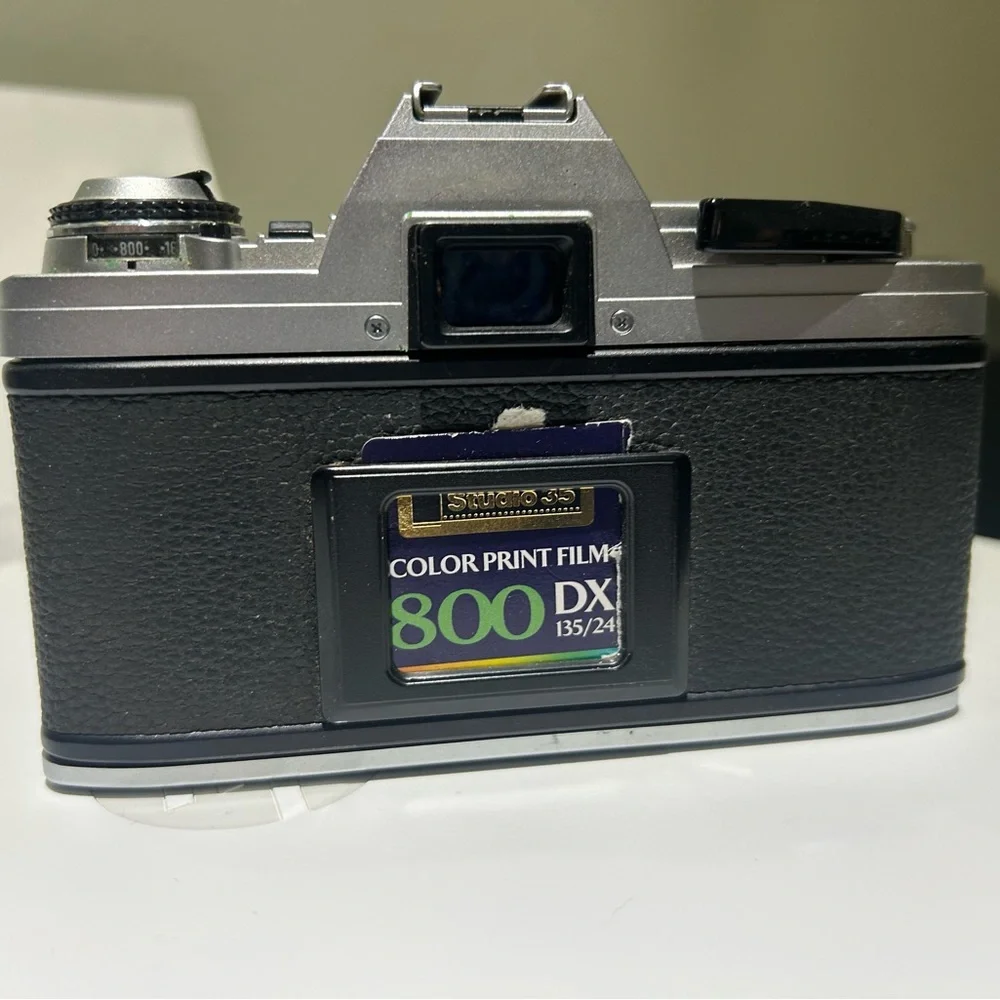 Minolta X-370 Black and Silver Film Camera